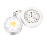 COLLBATH Reloj de Bolsillo Retráctil con Clip para Enfermeras Reloj Digital para Enfermeras Reloj de Bolsillo para Estudiantes de Medicina