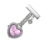 COLLBATH Reloj De Enfermera Cuidadora Clip Forma De Reloj Colgante para Mujer Diseño para Hospitalario y Personal