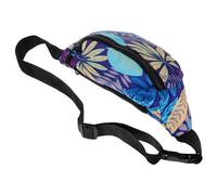 COLLBATH Riñonera Colgante para Mujer y Hombre Liviana Impresión Bohemia para Ciclismo y Senderismo