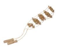 COLLBATH Rodillo de Madera para Masaje Corporal Multifunción de Estrés Masajeador Manual para Cuello Piernas y Espalda Cuidado Muscular Rodillo Fascia para Recuperación y Relajación