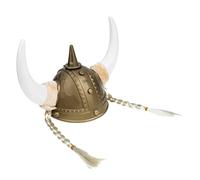 COLLBATH Sombrero De Cuerno Vikingo Sombreros Para Hombres Sombrero Vikingo Para Fiesta Adorno Vikingo Disfraz De Cosplay Casco Vikingo Decoración Vikinga Sombrero De Cuerno De Buey