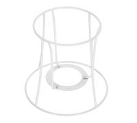COLLBATH Soporte De Lámpara De Cristal Retro Fabricado Hierro Para Lámparas De Mesa De Europeo Protección De Bombilla De Alambre De Hierro De Metal y Mesa