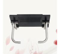 COLLBATH Soporte para Motor de Kayak y Canoa de Metal Negro, Fácil de Instalar, Compatible Barcos Inflables para Pesca Marina