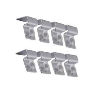 COLLBATH Soporte para Pecera De Acero Inoxidable 8 Soportes Fácil De Instalar Compatible Acuario Tanque De Peces
