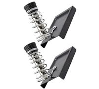 COLLBATH Soporte para Soldador Doble Resorte Base Fija de Metal Soporte Estable para Estación de Soldadura Compatible Soldadores de Distintos Tamaños Adecuado para Taller y Reparación