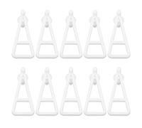 COLLBATH Soportes para Estantes de Armario Grandes 10 Piezas Fabricados Plástico PP y ABS Resistentes para Montaje Oculto de Estantes Flotantes Armarios y Gabinetes Uso