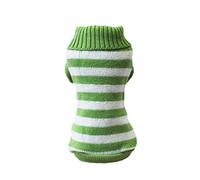 COLLBATH Suéter De Cuello Alto A Rayas De Moda para Perros para Perros Machos Y Hembras Accesorio Duradero para Perros