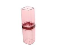 COLLBATH Suministros para El Cuidado Personal: Vaso para Cepillos De Estuche De Viaje para Cepillos De Porta Pasta De Compacto