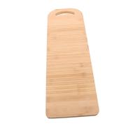 COLLBATH Tabla de Lavado de Bambú Antideslizante para Ropa Portátil y Ergonómica Resistente y Versátil para Limpieza Manual Baño y Lavandería
