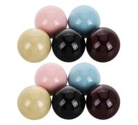 COLLBATH Tapas para Botellas de Perfume 10 Piezas Tapa Bola Spray 172 MM Electrochapada Colores Surtidos Rosa Negro Beige Marrón Azul Accesorio Decoración y Reemplazo para