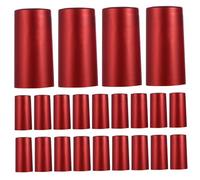 COLLBATH Tapas Termocontraíbles Desechables para Botellas de Vino Película Selladora Flexible Unidades Color Burdeos Uso con de Calor Cierre Rápido y Seguro