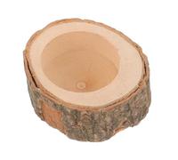 COLLBATH Tazón de Comida para hámster alimento pequeño Bol Cuenco para Mascotas Comida Hamster Bebedero para Conejos comedero Lavable tazón de Chinchilla Resistente al Desgaste de Madera