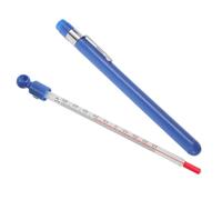 COLLBATH Termómetro de Cocina para Vino de Vidrio con Carcasa Resistente, Indicador de Temperatura Líquida Fácil Lectura, Medidor Instantáneo para Uso Doméstico y Elaboración Casera