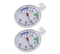 COLLBATH Termómetro para Frigorífico y Congelador 2 Unidades Pantalla Fácil Lectura Indicador Temperatura Compacto Uso Hogar y Supermercado