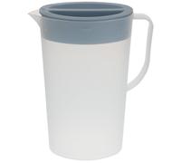 COLLBATH Tetera de Plástico Resistente al Calor Grande Tapa Hermética, Jarra para Agua Fría y Zumo, Botella de Agua Fría para Hogar, Picnic y Fiestas, Capacidad Amplia Azul Reutilizable