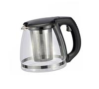 COLLBATH Tetera de Vidrio de 1100 Ml con Infusor de Cristal Ideal para Té de Hojas Sueltas Jugos de Frutas