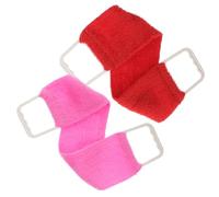 COLLBATH Toalla Exfoliante Corporal Doble Cara Correa Masajeadora 1 Unidad Tamaño Largo para Hombres y Mujeres para Ducha y Spa Color Aleatorio