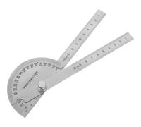 COLLBATH Transportador de Ángulos para Carpintería de Acero Inoxidable 197 CM Brazo Oscilante y Doble Hoja 90°-100° Regla Transportadora Precisa para Medir y Proyectos de Construcción