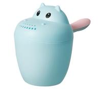 COLLBATH Vaso para Champú de Ñiño Multifuncional Diseño de Pequeño Animal Cucharón de Plástico para Agua de Ducha Seguro y Práctico Color Transparente Adecuado Baño Infantil