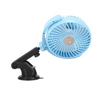 Colle Fan Clase - Fan Para Niños Para Automóvil, Ventilador Recargable Recargable 360 ° Silent | Con Taza De Succión Y 3 Velocidades, Flujo De Aire Para Viajar, Bebé, Dormitorio Y Cortina