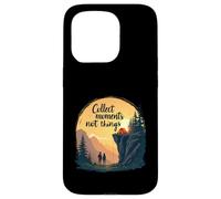 Collect Moments Not Things Outdoor Adventure Design Carcasa para iPhone 15 Pro