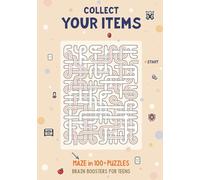 Collect Your Items: Maze Puzzle Book with Easy to Read Print | 7x10 inches, 115 pages, 100+ puzzles | Gift for 7th Grade; Activity Pad for Free Time; ... Educational Games ... Teenagers Ages 12 to 18