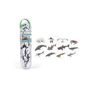 Collecta - Tubo Mini Animales Marinos - 12 Minifiguras - +3 - (DeQUBE 901A1211 - C)