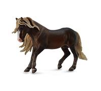 Collecta- Black Forest Horse Stallion Animales Juguete de Caballo, Color Negro, 7" L x 4.2" H (88769)