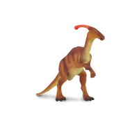Collecta- Parasaurolophus Deqube Animales Figura, Color Verde con Detalles Marrones, Large (88141)