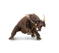 CollectA Figura de lujo de dinosaurio Stryacosaurus, réplica de animal realista,