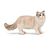 Collecta - Gato Ragdoll - Figura Coleccionable Animal de compañía - Tamaño M - +3 (Deqube 90180059)