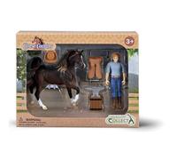 Collecta -Herrador con Caballo y Accesorios - Figura Coleccionable - Articulada - +3 (Deqube 90184277)