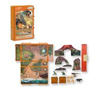 Collecta -Juego Mundo Prehistórico -Maletín con Diorama - Incluye 2 Figuras y Accesorios - +3 (Deqube 901A1216)