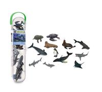 CollectA Marine Figures in Tube Set de regalo, paquete de 12 piezas, a partir de