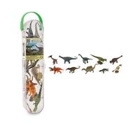 CollectA Mini figuras de dinosaurios y estuche de transporte, paquete de 10 piez