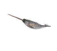 CollectA Figura realista de narval, réplica de animal, extra grande, edades de 3