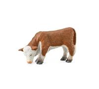 CollectA - Réplica de animal realista, figura de becerro Hereford, talla pequeña