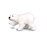 CollectA - Réplica de animal realista, figura de cachorro de oso polar, tamaño p