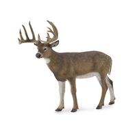 CollectA - Réplica de animal realista, figura de venado de cola blanca, grande,