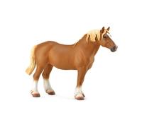 CollectA - Réplica de animal realista, figura de yegua belga castaña, extra gran