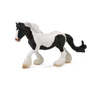CollectA - Réplica de animal realista, figura de yegua picada en blanco y negro