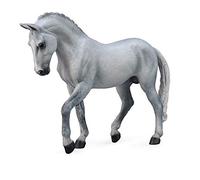 Collecta-Trakehner Grey Stallion Animal Juguete de Caballo, Color Gris, 5.7"" L x 4.3"" H (88733)