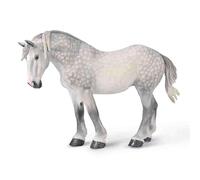 Collecta - Yegua Percherón Gris Moteado - Figura Coleccionable - Tamaño XL - +3 (Deqube 90180029)