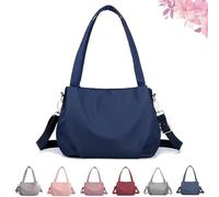 Collectale - Body Light and Versatile Casual Bag, Nylon Waterproof Shoulder Crossbody Bag with Multi-Pockets, for Women Daily (Blue)