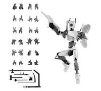 Collectible 3D Figure - Articulated Character Model, Miniature Action Toy with Rotating Joints and Realistic Finish, Secure Stand Holder Included, Ideal for Desktop Shelf Display Hobby Collection