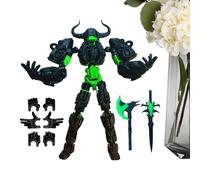 Collectible Action Figures, Fashion Balm Aid, Adjustable Bull Head Tool with Relief, Compact Display Cosmetic with Stability, Sleek Radiant Design Style, Accessory for Parents Friends Family Daily