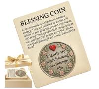 Collectible Coin Friends Are Angels | Kindness Blessing Coin,Small Inspirational Keepsake Decorative Accessories Collection For Birthday Girlfriend Valentines Encouragement Friends Boyfriend