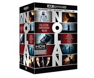 Collection Christopher Nolan : Dunkerque + The Dark Night Trilogy + Inception + Interstellar + Le Prestige [Francia] [4k Ultra-HD + Blu-Ray]