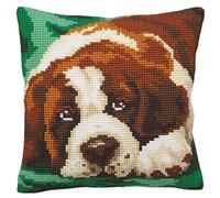 Collection D´Art Bernie Pillow Cross Stitch Kit-15-3/4 X15-3/4
