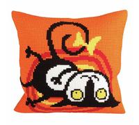 Collection D'Art Cojín de Punto de Cruz 5230, de algodón, Multicolor, 40 x 40 cm